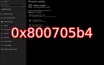 Обновление Windows: решение проблемы с ошибкой 0x800705b4