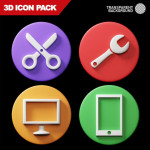 Pack 3D Icons