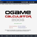 Ogame Calculator 2006
