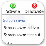 Screen Saver Control