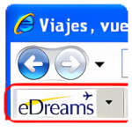 eDreams Buscador de vuelos Toolbar