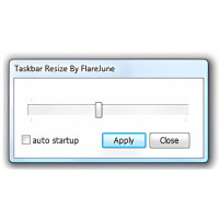 Taskbar Resize Tool for Vista