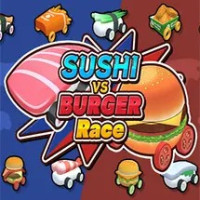 SUSHI vs BURGER Race