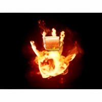 Red Fire Logon Screen