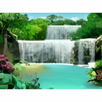 Free Living Waterfall 3