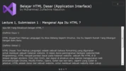 Belajar HTML Dasar (Application Interface) 32-bit