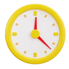 Running Clock 3D Screensaver