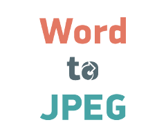 Batch Word to JPG Converter
