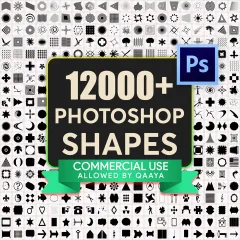 10000 Photoshop Shapes