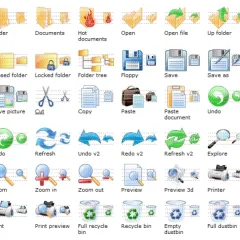 Vista Toolbar icons