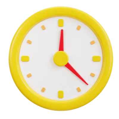 Running Clock 3D Screensaver