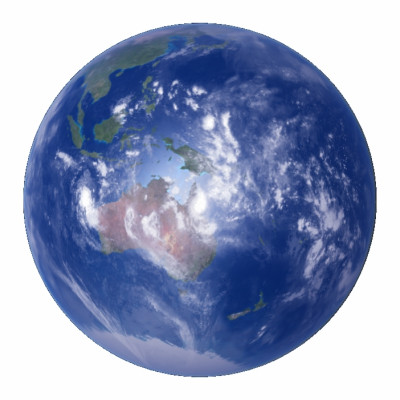 Earth 3D Space Survey Screensaver
