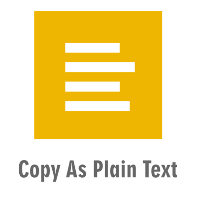Copy Plain Text