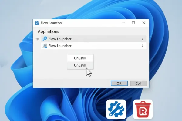 Как полностью удалить Flow Launcher и почистить остатки