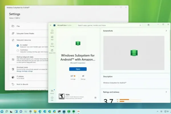Windows 11: Настройки для работы с Android приложениями
