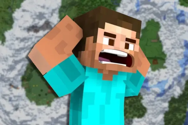 Игроки Minecraft нашли горный хребет в форме числа