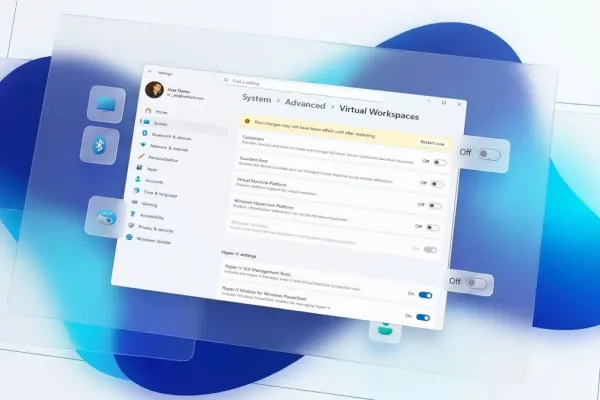 Настройки виртуальных рабочих пространств в Windows 11