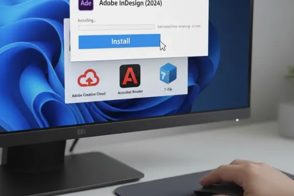 Установка Adobe InDesign на Windows