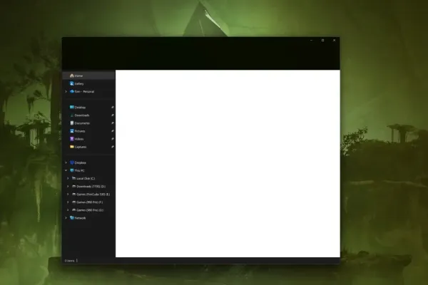 Windows 11 улучшает и ломает тёмную тему в Проводнике