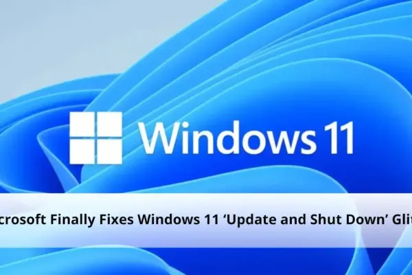 Microsoft устранила ошибку «Обновление и выключение» в Windows 11