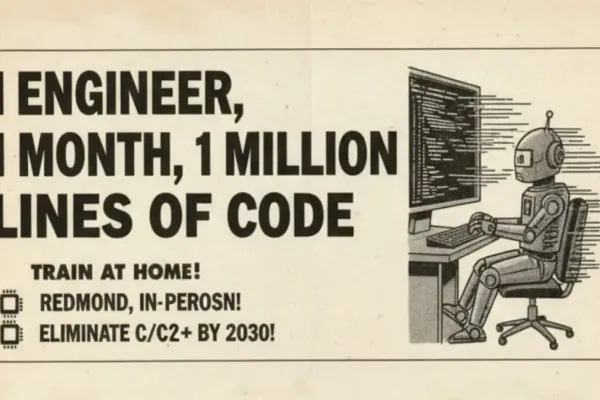 Microsoft заменит C и C++ в Windows до 2030 года