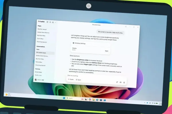 Copilot теперь помогает находить настройки в Windows 11 Copilot теперь помогает находить настройки в Windows 11