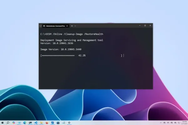 Инструмент DISM помогает в ремонте Windows 10