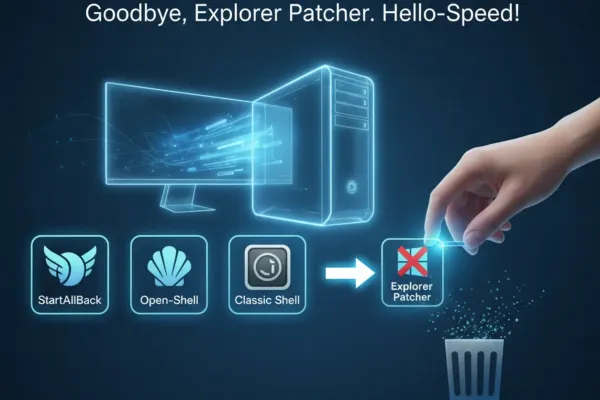 Как удалить Explorer Patcher и чем его заменить — 3 варианта