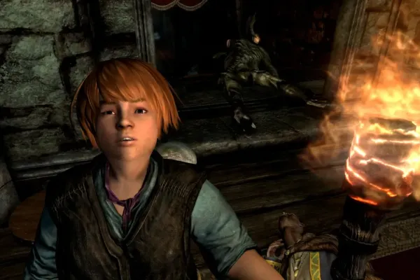 Руфус в Skyrim: мод превращает сына в испытание