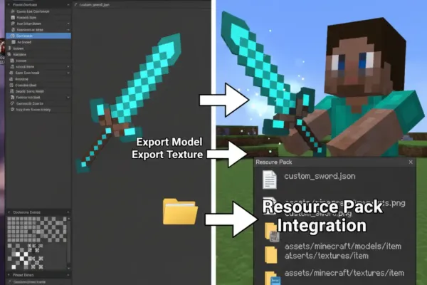 Как добавить модель из Blockbench в Minecraft — пошагово