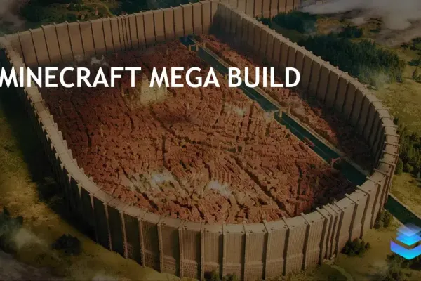 Создана точная копия города Шиганшина из Attack on Titan в Minecraft