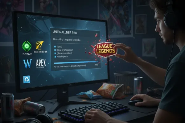 Как полностью удалить League of Legends с Windows