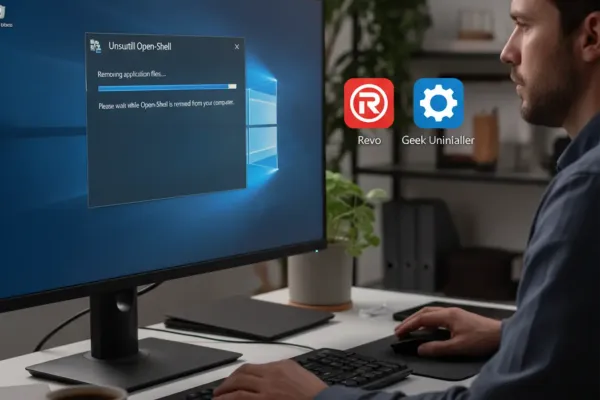 Как полностью удалить Open Shell и убрать остатки