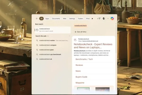 WindowsSearch: новые изменения в Windows 11