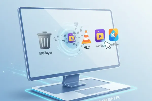 Как удалить 5KPlayer