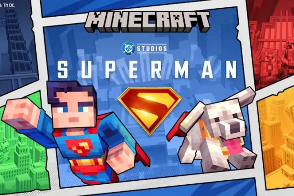 Супермен приходит в мир Minecraft с новым DLC