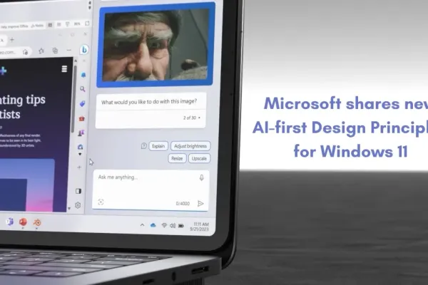 Windows 11 привносит ИИ дизайн и принципы безопасности