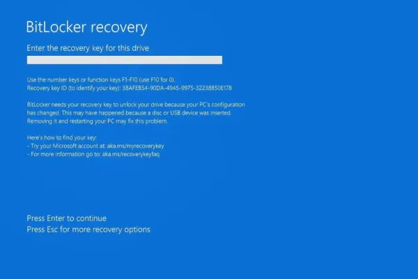 Проблема с BitLocker после обновлений Windows