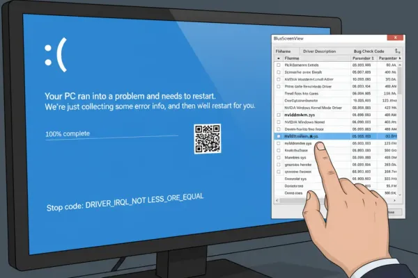BlueScreenView — как пользоваться и разбираться с BSOD