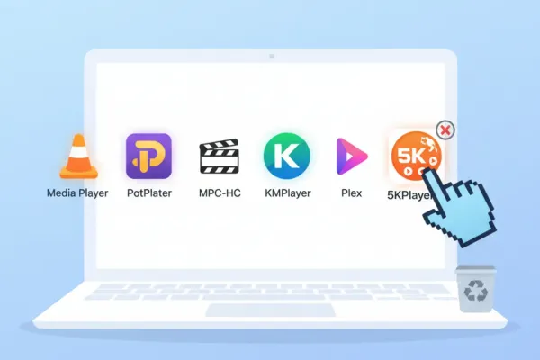 Как удалить 5KPlayer: пошаговая инструкция