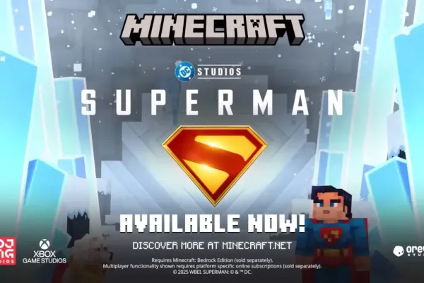 Супермен в Minecraft: новый DLC для фанатов игры