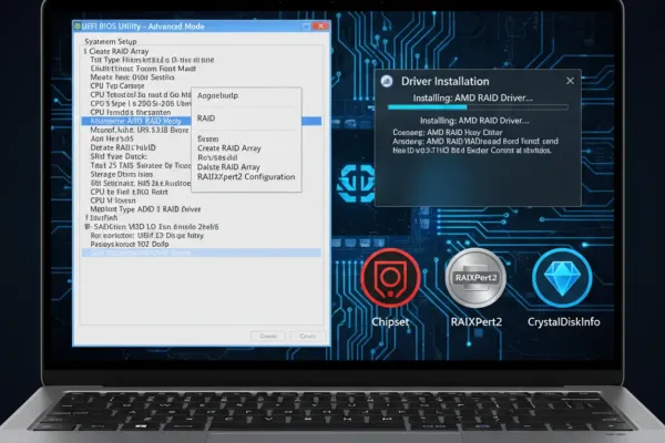 Как установить AMD RAID Driver на Windows