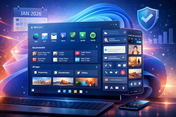 Обновление Windows 11 увеличило меню Пуск