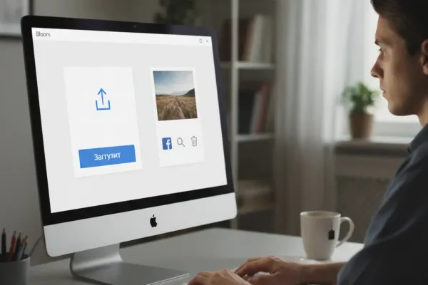 Как включить Bloom и настроить автозагрузку фото