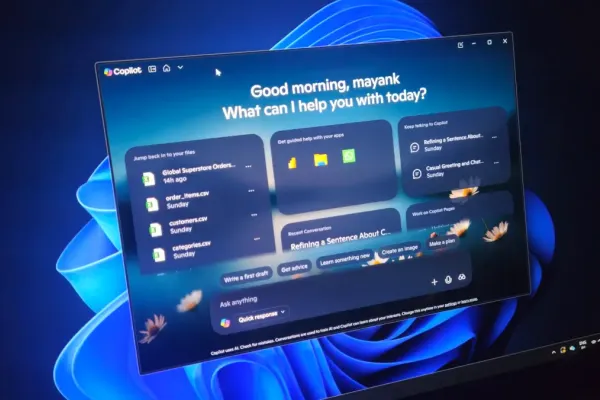 Copilot улучшает пользовательский интерфейс на Windows 11