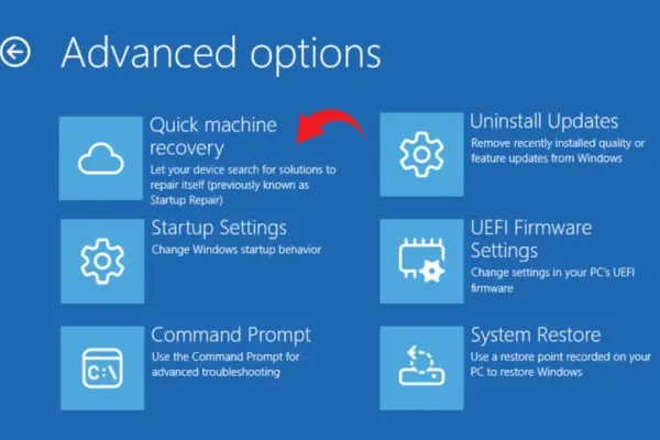 Microsoft усиливает восстановление на Windows 11