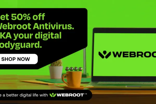 Webroot предлагает антивирус со скидкой 50%