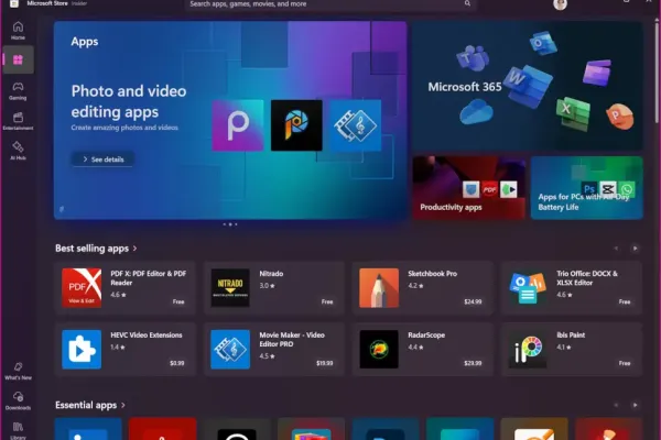 Microsoft Store упрощает доступ для независимых разработчиков