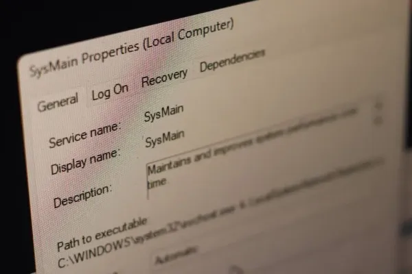 SysMain повышает производительность ПК в Windows